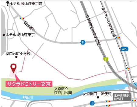 サクラドミトリー文京マップ